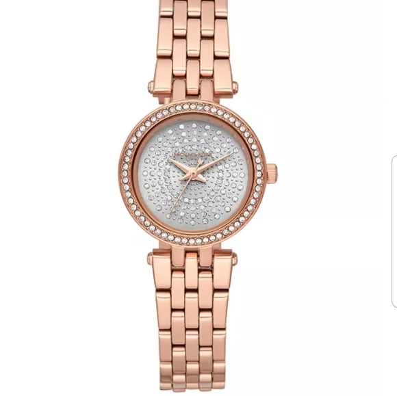 MK Women's Darci Three-Hand Rose Gold Watch - Picture 6 of 8